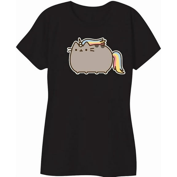 Pusheen The Cat Rainbow Unicorn Juniors Tee XX-Large