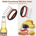thumbnail image 4 of Meat Claws for Shredding, Metal Set of 2 Tools, Chicken Shredder, Meat Shredder Claws, BBQ Shredding Claws, Pulled Pork, Bear Claws, Pork Shredding Claws Shred Cut Meats, 4 of 15
