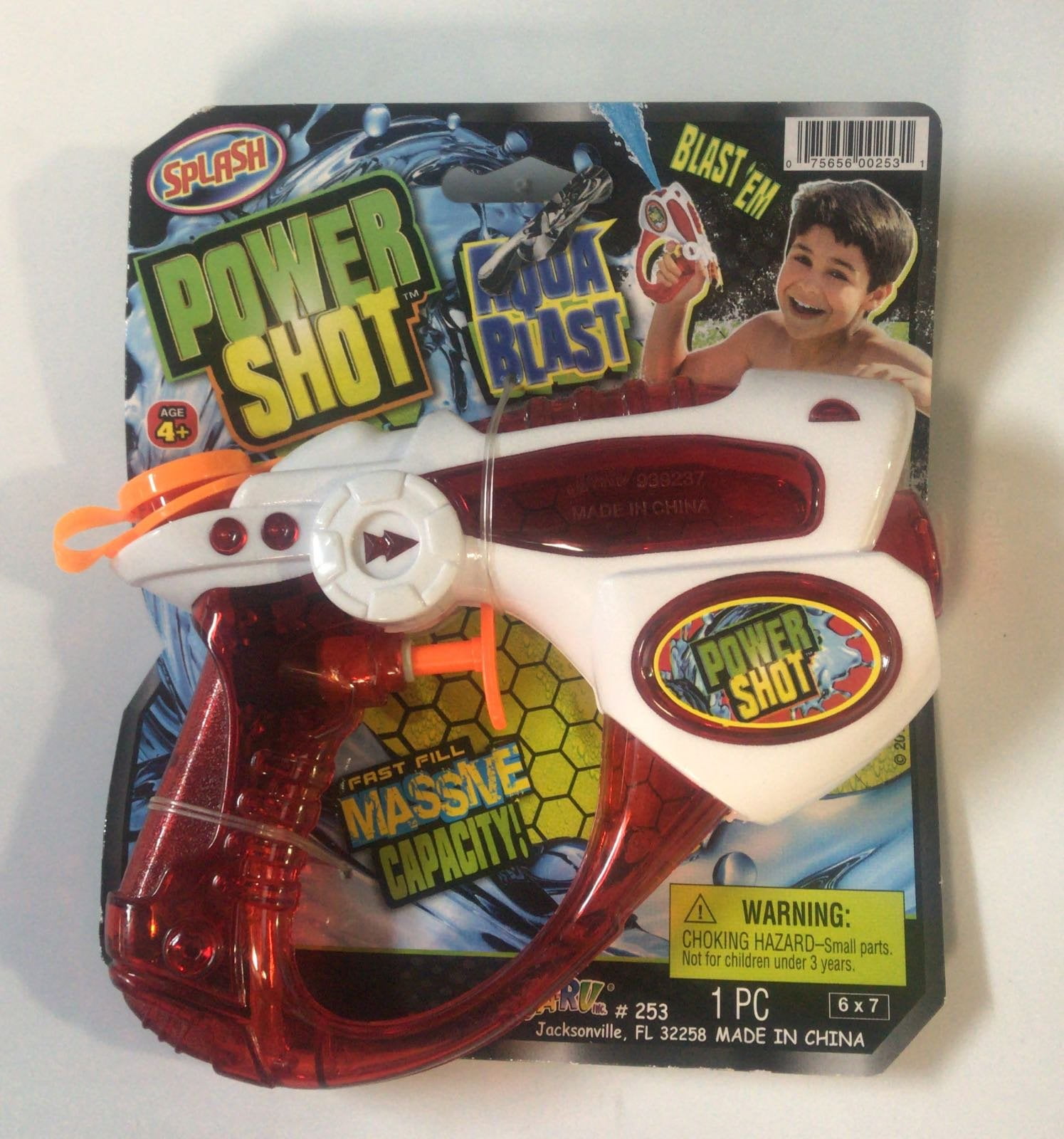 Splash Power Shot Aqua Blast, Colors Vary