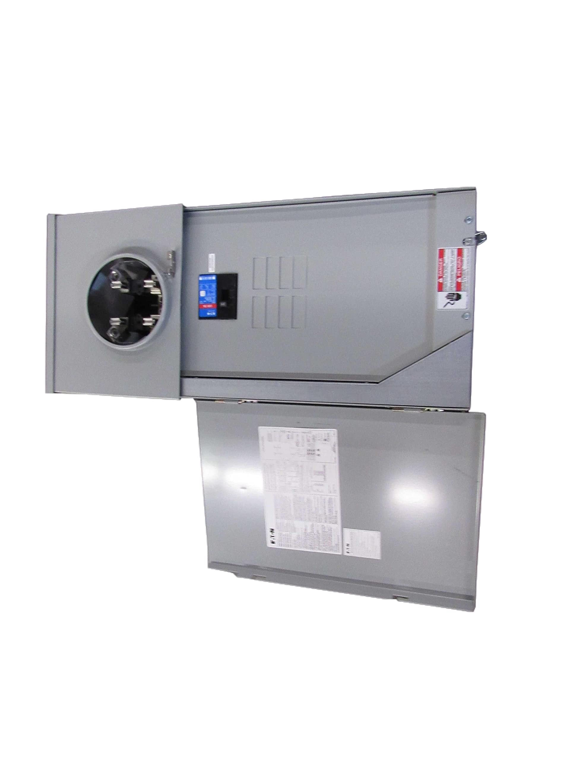 Cutler-Hammer Br Outdoor Meter/Panel Combo 200A, 8-16 Circuit Electrical Box