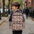 thumbnail image 6 of Psesaysky Floral Leopard Toddler Bookbag with Large Capacity Portable Outdoor Backpack, Lightweight 17 Inch School Backpack for Travel Sports Elementary, 6 of 10