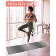 thumbnail image 2 of Gray Ombre Yoga Towel for Hot Yoga Non Slip, Modern Abstract Art Farmhouse Gradient Yoga Mat Towel Absorbent Yoga Sweat Towels Microfiber Hot Yoga Blanket for Bikram Pilates 26"x70", 2 of 7