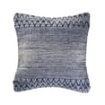 thumbnail image 1 of LR Home PILLO07427BLOFFPL Blue & Ivory Textured Square Throw Pillow - 20 x 20 in., 1 of 1