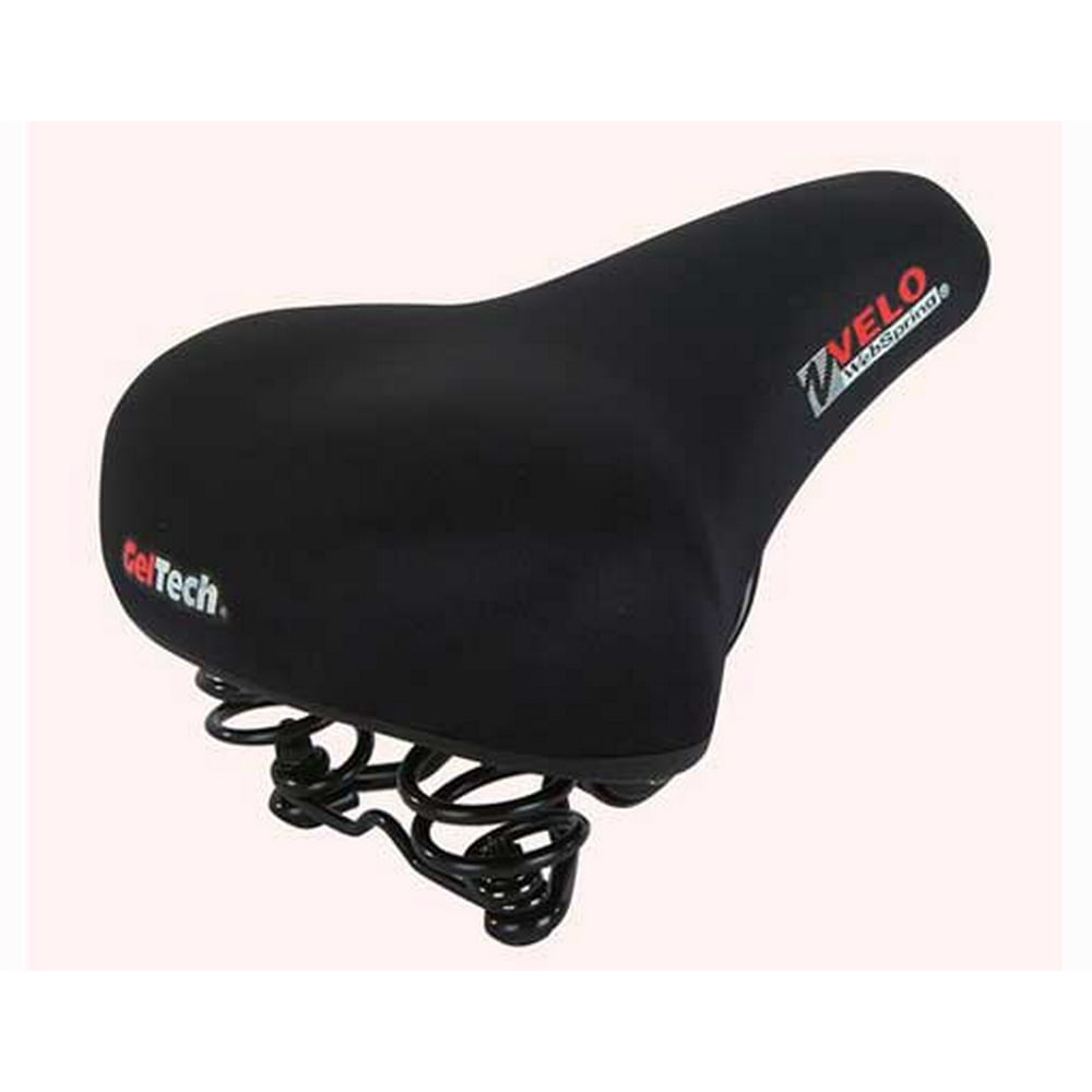 Touring Saddle Lycra Top W/Gel vl 356lg. Bike seat, bicycle seat, Bike