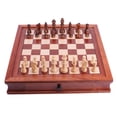 thumbnail image 2 of Juego de ajedrez Zulema de madera magnético internacional palo de rosa, 2 of 7