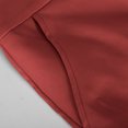 thumbnail image 5 of JSheng Women's Casual Suit Pants Trendy Women's Suit Pants Loose Comfortable Cropped Pants with Pocket Wine S, 5 of 5