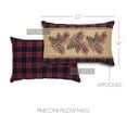 thumbnail image 2 of Connell Pinecone Pillow 14x22, 2 of 4