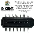 thumbnail image 4 of Kent AS Anti Static Hair Brush Travel Brush Small Hair Brush for Smoothing, Straightening, and Curling Medium or Long Hair. Mini Hairbrush Anti Static for Hair Frizz Free Brush Made in England, 4 of 12