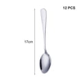 thumbnail image 2 of Juego de cucharaditas, cucharas de té de acero inoxidable de calidad alimentaria, cucharas pequeñas duraderas, cuchara de postre de Metal, cucharas de cubiertos para el hogar, 2 of 5