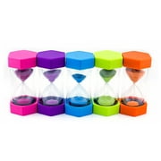 Desktop Sand Clock Timer 10/15/20/30/60 Minutes Childs Striking Hourglass Timer