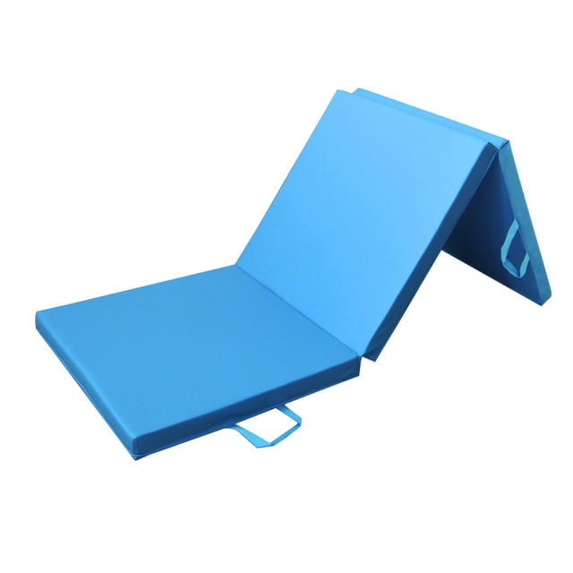 PRISP Gymnastics Mat 6' x 2' x 2", Tri Folding Gym Mat for Tumbling, Exercise & Fitness at Home