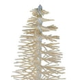 thumbnail image 3 of Northlight 26" Gold Wooden Bottle Brush Christmas Tree, 3 of 4