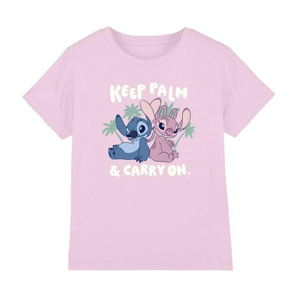 Lilo & Stitch Boys/Girls Keep Palm Stitch & Angel T-Shirt
