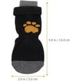 4pcs Cotton Dog Socks AntiSlip Dog Socks with Grip Double Side Paw