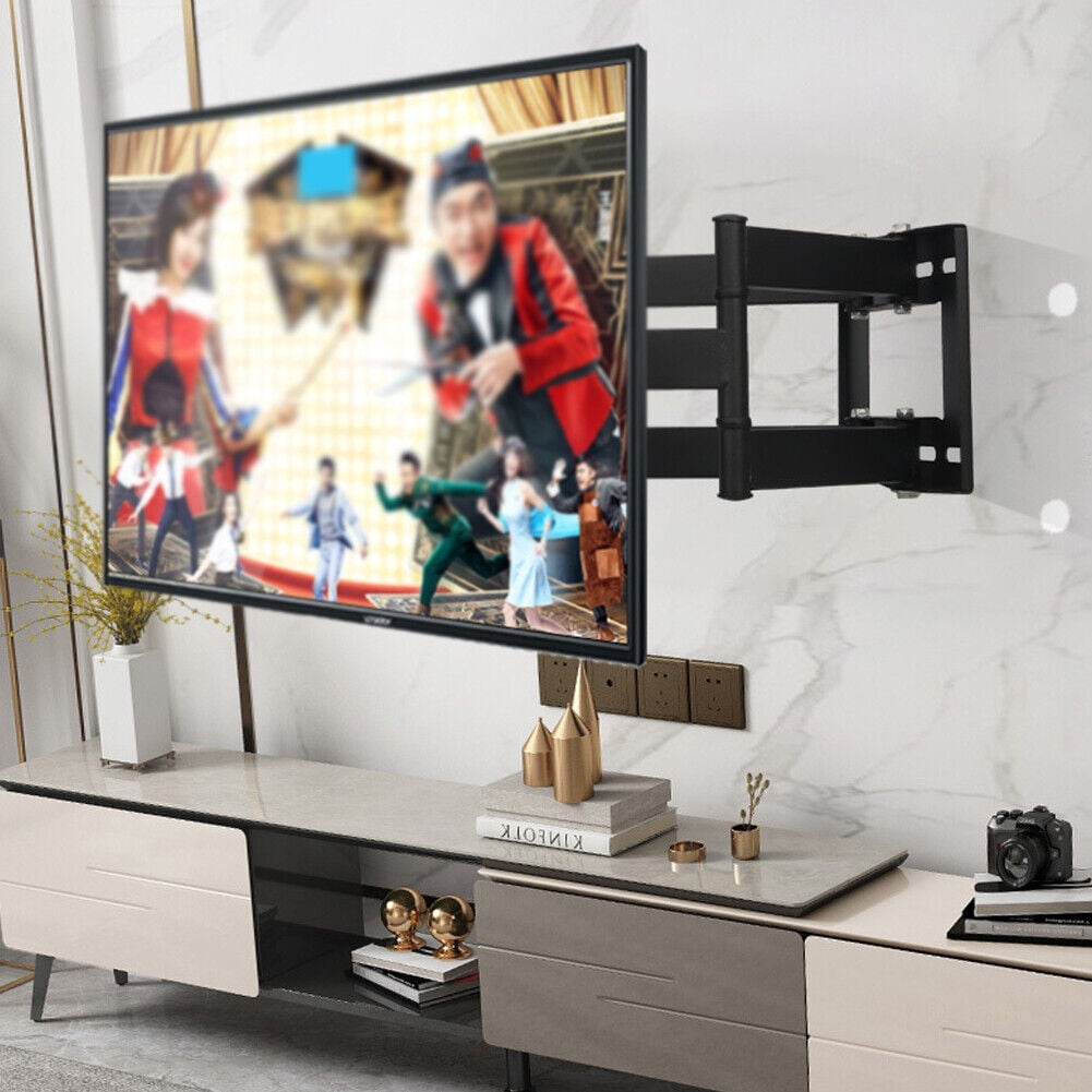US Full Motion HDTV TV Wall Mount Bracket 32 36 37 42 47 50 52 55 60 65 70 inch