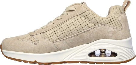 skechers uno two for the show sneakers beige