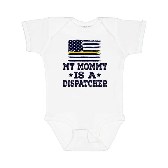 Inktastic Dispatcher Mom Emergency Boys or Girls Baby Bodysuit