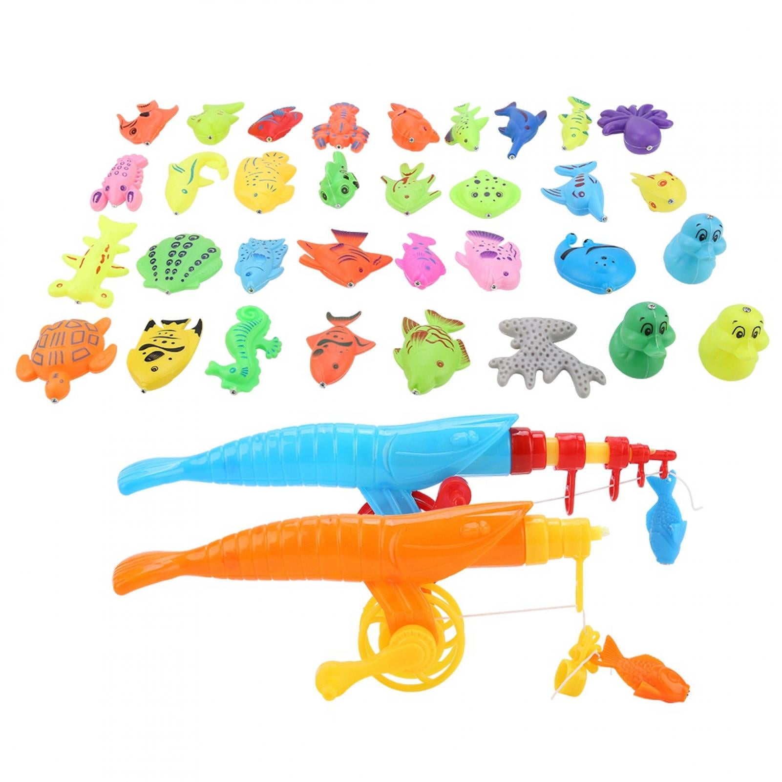 Fishing Toy Set for Kids, 39pcs Fishing Rod Net Set, Educational