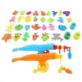 thumbnail image 2 of Baby Fish Toy, 39Pcs/Set Bright Colors With Fishing Rod, Fishing Net Baby Fishing Toy, Premium Plastic For Your Little Guys And Girls Baby Over 3 Years Old, 2 of 8
