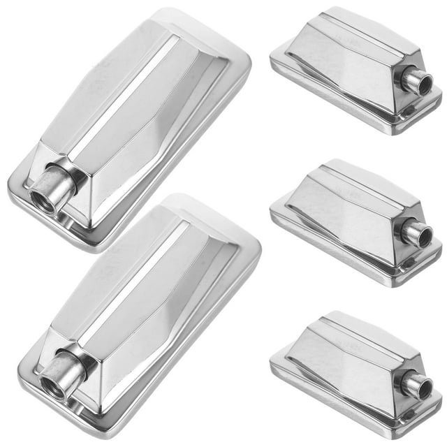 BRIGHTFUFU 5Ud Accesorios Drum Lug Metálico Para Caja Con Gancho Duradero Color Plateado