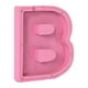 thumbnail image 1 of Caja de ahorro de dinero con letras de madera, transparente, para niños y niñas. Letra B, 1 of 9