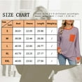 thumbnail image 3 of SHIBEVER women sweatshirt Striped Oversized top Long Sleeve Crewneck Hoodies Shirts 2024 Fall Pullover Top Trendy Preppy Clothes pink purple L, 3 of 3