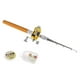 thumbnail image 1 of Set Equipo Telescópicos Pesca Carrete Caña Sedal Aparejo Captura Oro shamjiam Mini caña de pescar y carrete, 1 of 9