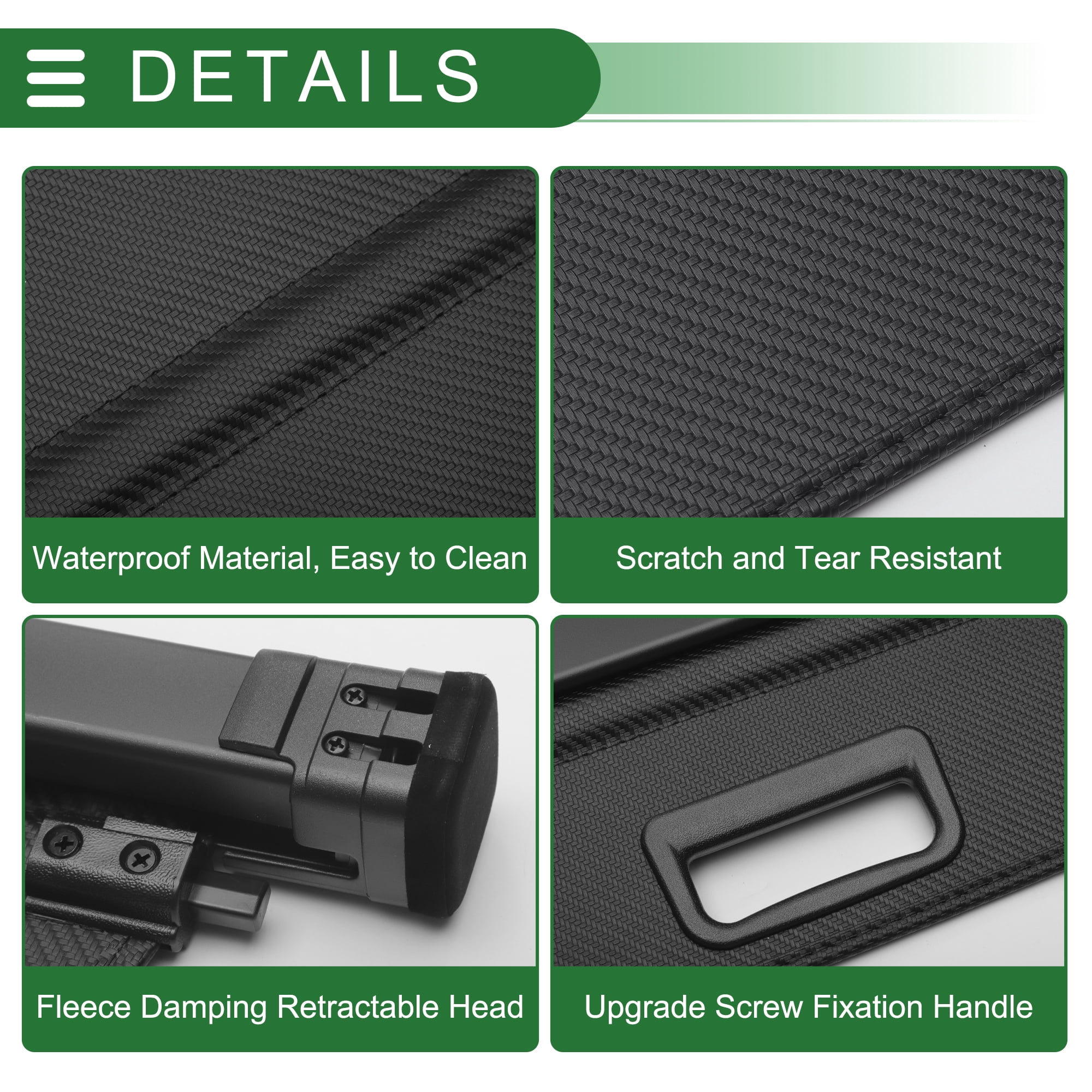 Unique Bargains Car Trunk Retractable Cargo Cover for Mercedes-Benz GLS 2012-2018