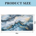 thumbnail image 3 of 1 Pack Magnetic Fluorescent Light Covers, 2x4 Ft, Abstract Marble Gradient Blue Gold White Texture Magnetic Light Covers for Ceiling Lights Classroom Office Home Decor, 3 of 9