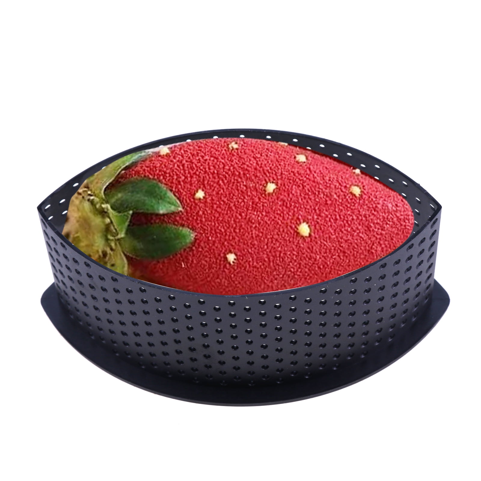 Hvacstar Tart Rings, Perforated Cake Mousse Ring Non Stick Bakeware