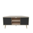 thumbnail image 5 of Decorotika Lesson 47" Wide Corner Tv Stand for TVs up to 55" Beige & Black, 5 of 7