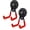 Medium Hook - 2 Pack, variant on Heavy Duty  Hooks -  Storage Utility  Hook with Anti-Slip Rubber Coating for Power Tools, Garden Equipment, Pegboard, Garage & Workshop Use (Medium Hook - 2 Pack)