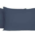 thumbnail image 2 of Johnson Home 500 TC Liquid Cotton Pillowcases King Vintage Indigo, 2 of 4