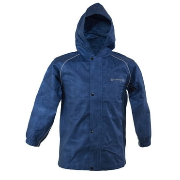 VISITEK360 REFLECTIVE RAIN SUIT YOUTH SM BLUE/BLK