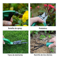 thumbnail image 4 of Juego Herramientas  Bloosom De Jardinería Acero Inoxidable Estuche Verde, 4 of 4