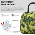 thumbnail image 3 of Insulated Lunch Bag for Women, Floral Print Oxford Fabric Lunch Box, Leakproof Thermal Cooler Tote for Work, School & Picnic, Camo, Camouflage Print, 3 of 5