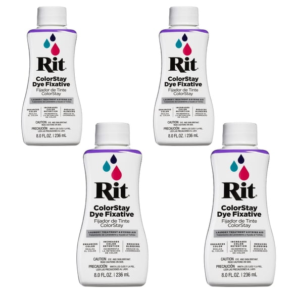 Líquido Fijador Rit Dyes Botella de 8 oz. [Paquete de 4]