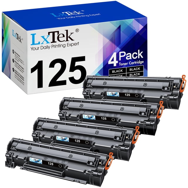 Cartucho de tóner LXtek compatible para Canon 125 CRG-125 negro