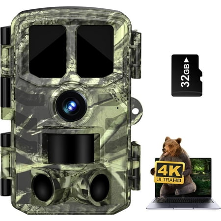 WIFI Trail Camera ,4K 48MP Game Cameras with Night Vision Motion Activated Waterproof,0.1s Triggers 120°Wide Angle Game Camera,IP67 85FT Trail Cameras Hunting Cameras for Outdoor Wildlife e0e364a7 eb8d 43ed b88c 524d4f234fca.c9a08c86383897d7fa43bc30e7a4da4f