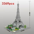 thumbnail image 6 of Taj Mahal Eiffel Tower London Bridge Big Ben Mini Block Architecture Model Building Diamond brick India City tomb Miracle toy, 6 of 9