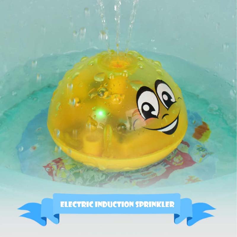 Mulple Kids Bath Toy Sprinkler Toy Water Toy with Music & Lamp Bath Spray Toy Automatic Induction Sprinkler Baby Game Bath Toys for Shower Swimming Pool 
