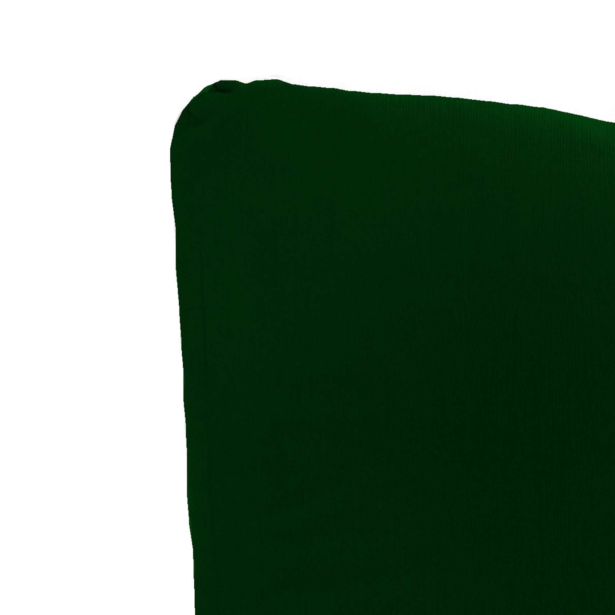 Jordan Manufacturing 37" x 19" Forest Green Solid Rectangular Outdoor Chair Cushion with Ties