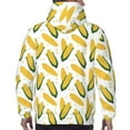 thumbnail image 5 of Hoodies for Men - Cute Corn Food Long Sleeve Comfrt Men'S Fashion Hoodies & Sweatshirts, Sweatshirts for Men Hoodies Pullover Clothing Clothes with Pouch, 5 of 7