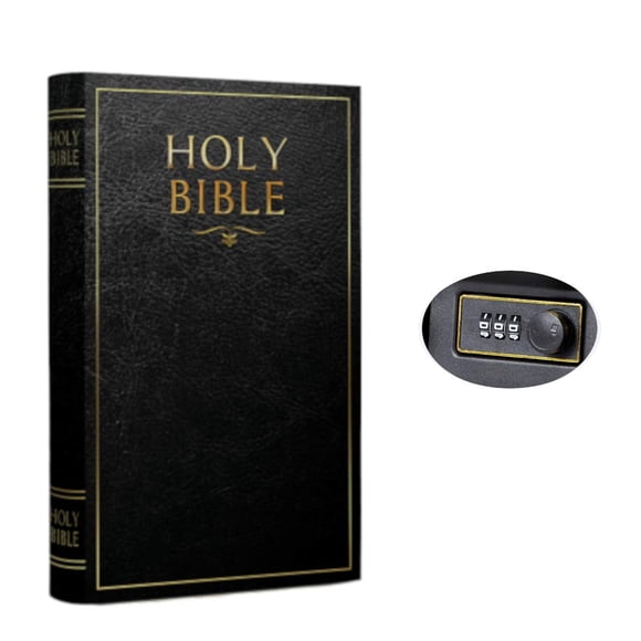 Hidden Safe Book Safe with Combination Lock - Diversion Safe, Secret Storage, Fake Book Box, Small Safe Box for Cash and Money - Book Safe Lock Box - Hidde