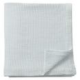 thumbnail image 3 of 100% Cotton King Size Bed Blanket - Light Blue Waffle Weave Summer Blanket - 102x90in Prewashed, Breathable, Woven, Layering, 3 of 7