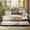 White Oak, variant on Aheaplus Twin Size Daybed with Pop-Up Trundle & Storage Headboard, Heavy Duty Metal Sofa Bed Frame Featuring USB Charging Station for Living Room, Bedroom, and Guest Room,Black
