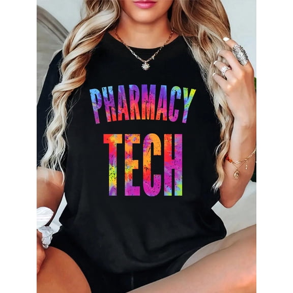 Pharmacy Tech Tie Dye T-Shirt