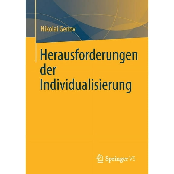 Herausforderungen der Individualisierung, (Paperback)