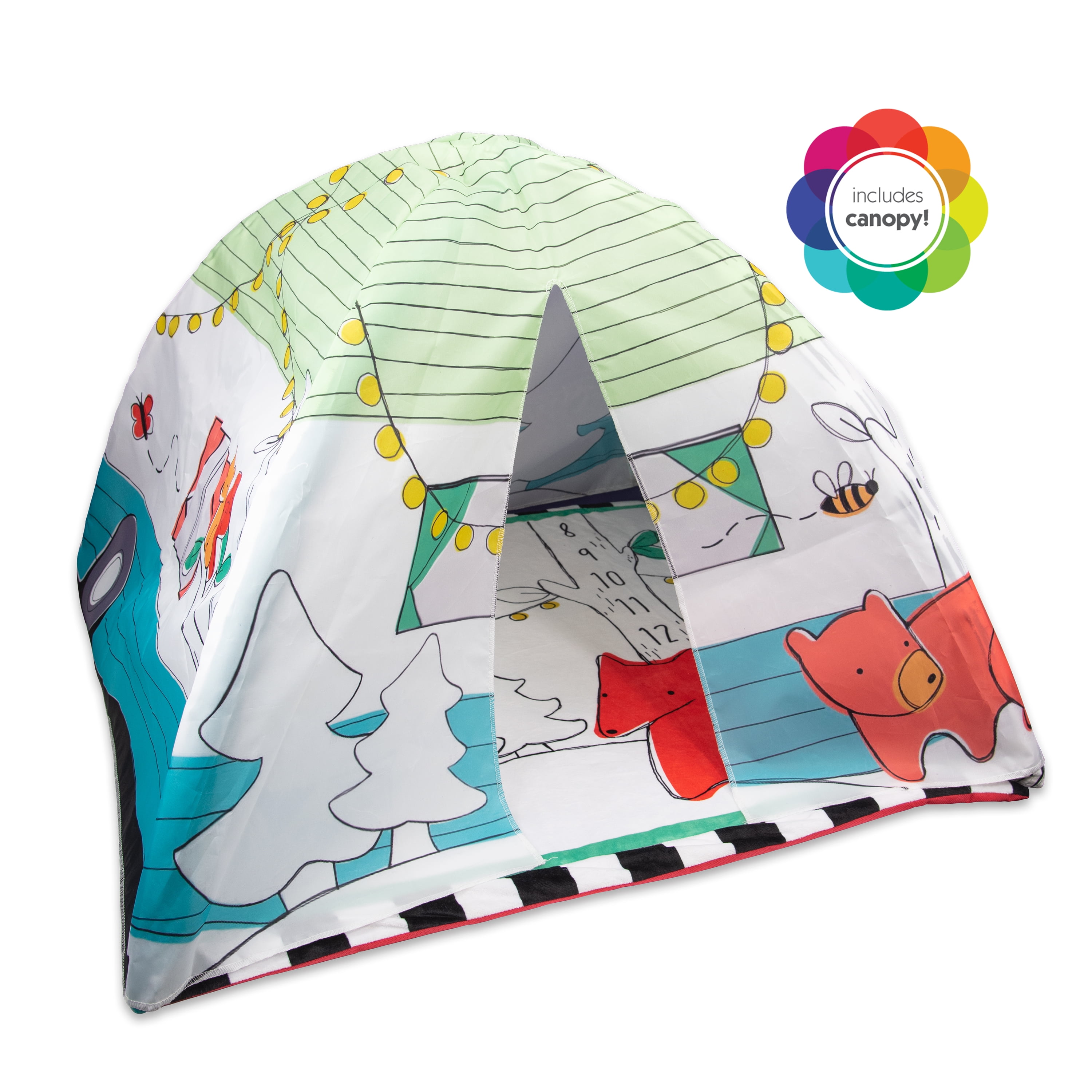 Sassy Gone Campin Woodland Sensory Activity Baby Play Gym 0 Months Old and Up