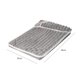 thumbnail image 3 of Colchoneta para dormir para mascotas, cama plegable para perros y gatos, desmontable, gruesa, suave (gris), 3 of 8